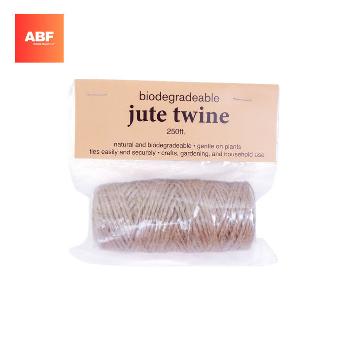 250 Feet Natural Jute Twine – Brown – 40 lb Line Weight